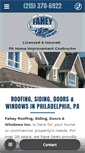 Mobile Screenshot of faheyroofing.com
